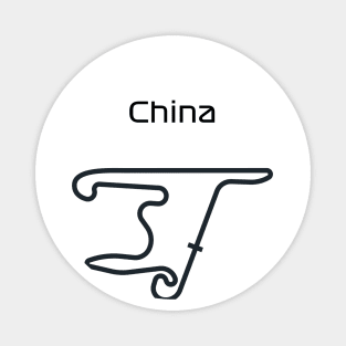 F1 china track design Magnet